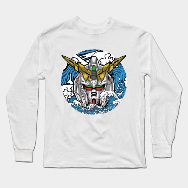 unicorn wave edition Long Sleeve T-Shirt by Amartwork